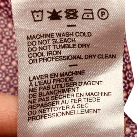 ZACHARY PRELL Geometric Print Short Sleeve 100% Cotton Shirt Size M - Picture 7 of 7